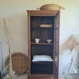 Antique Parisian glass cabinet in the style of a hosier