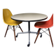 Round table Charles & Ray Eames – authenticated Herman Miller edition - h 65cm
