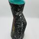 Vintage pitcher Hubert Bequet in speckled ceramic Belgium
