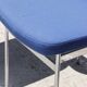 Set de 4 chaises stella chrome & tissu 1970s