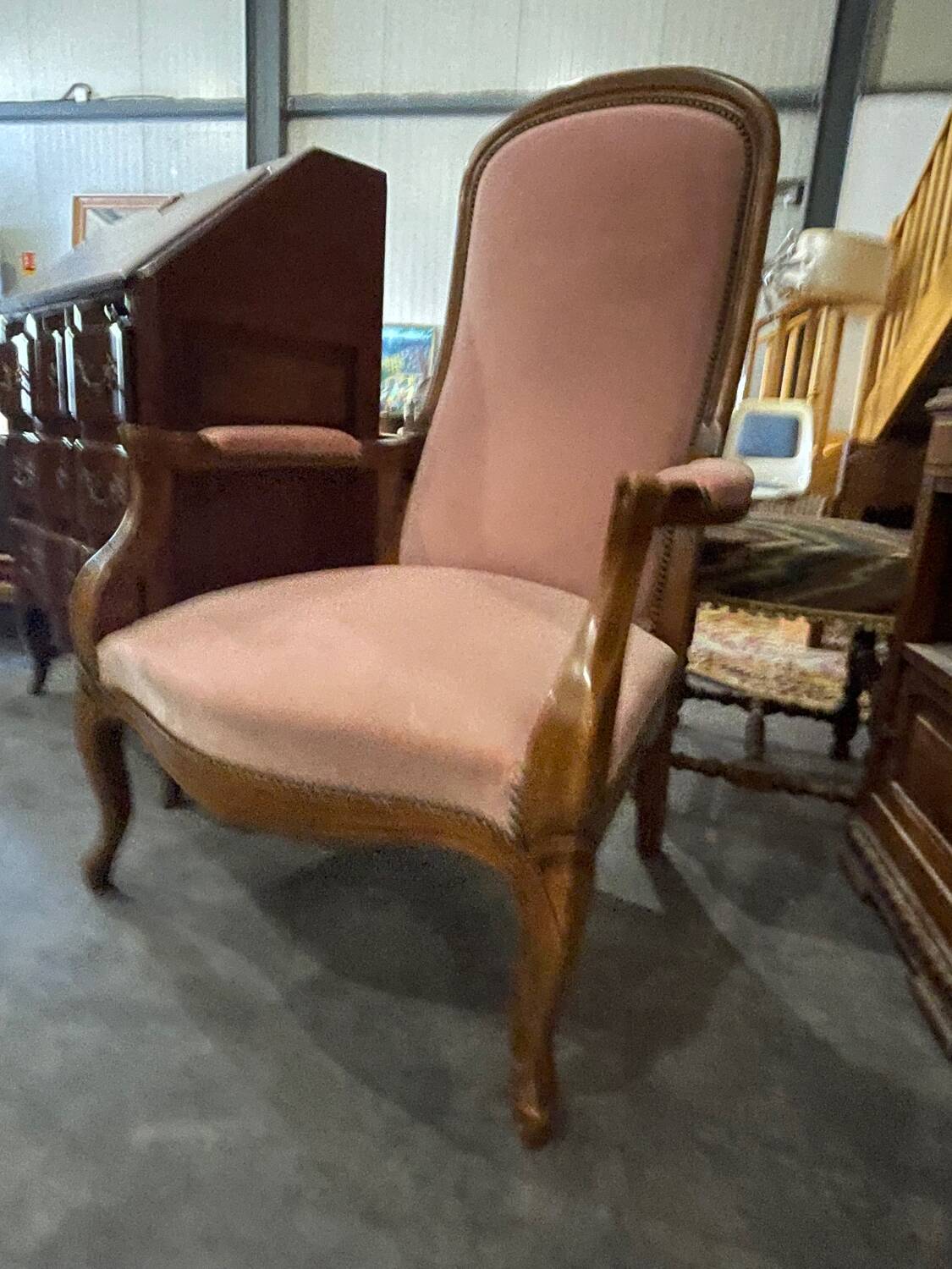 Voltaire-style armchair