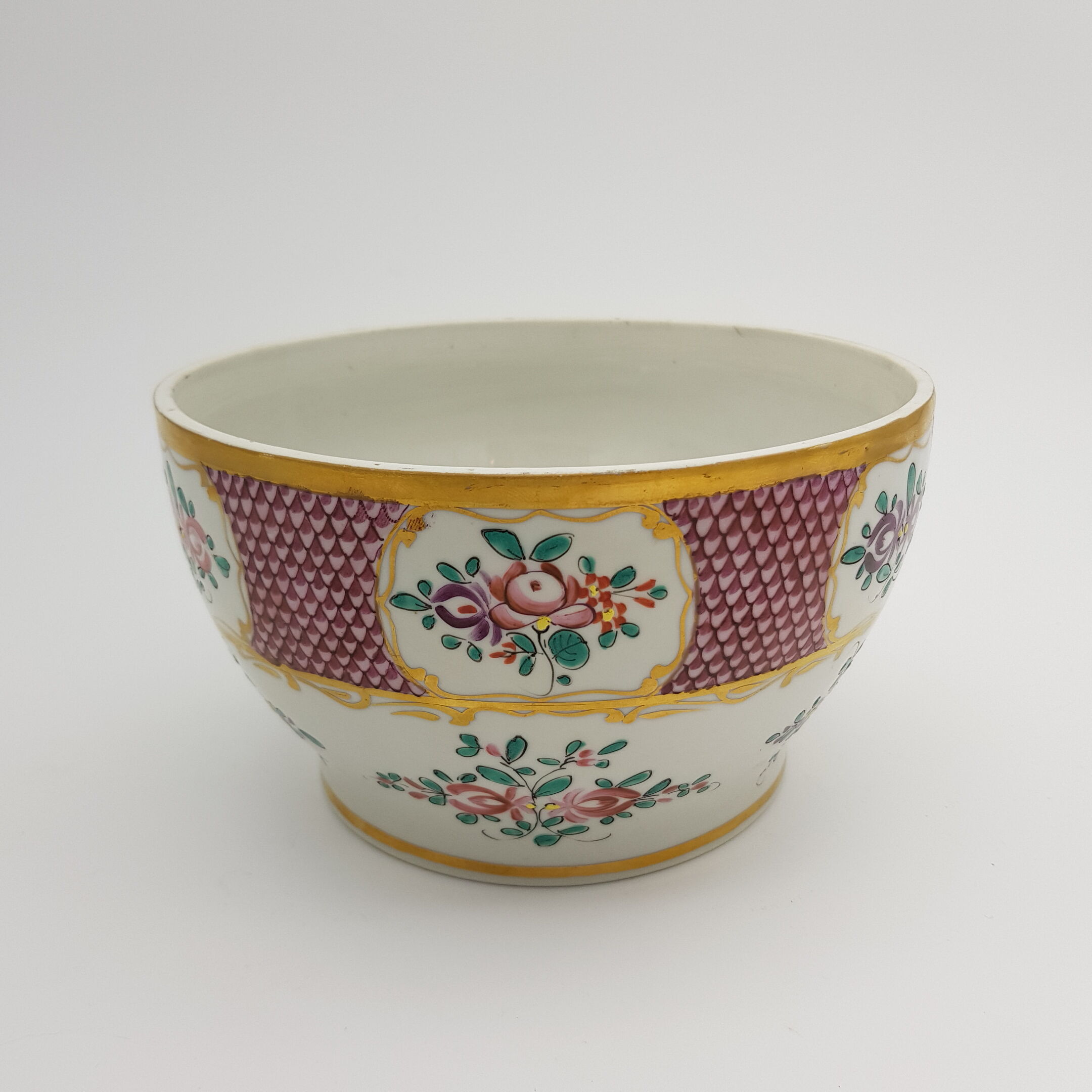 Pot cover porcelain décor Edme Samson decoration China Japan era 19th