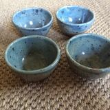 Series of 4 sandstone bowls