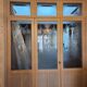 3 glass partition doors with screen printing