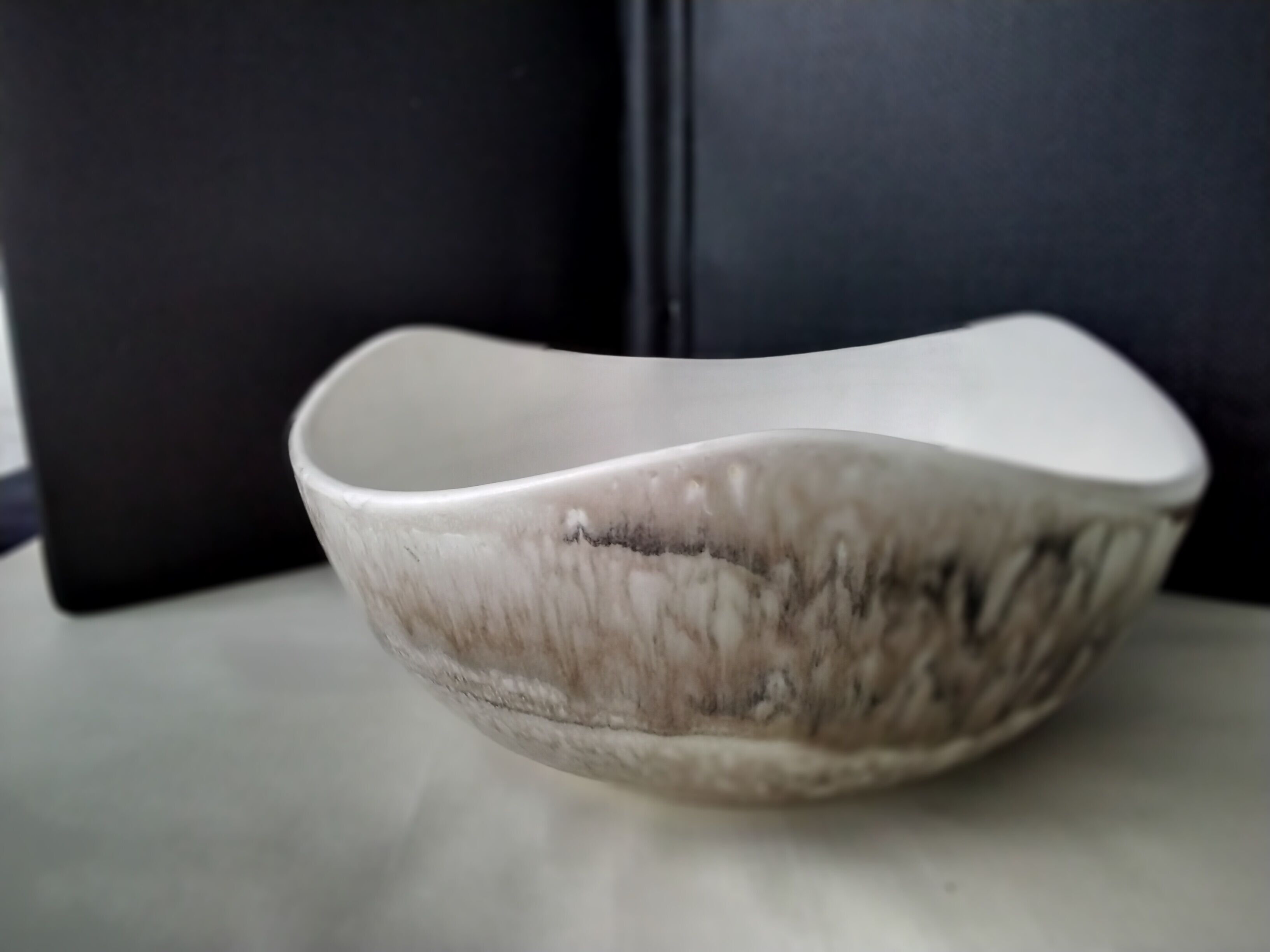 Niderviller ceramic salad bowl Ecume model