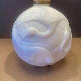 Lampe Art Déco en verre moulé / Saint Aignan