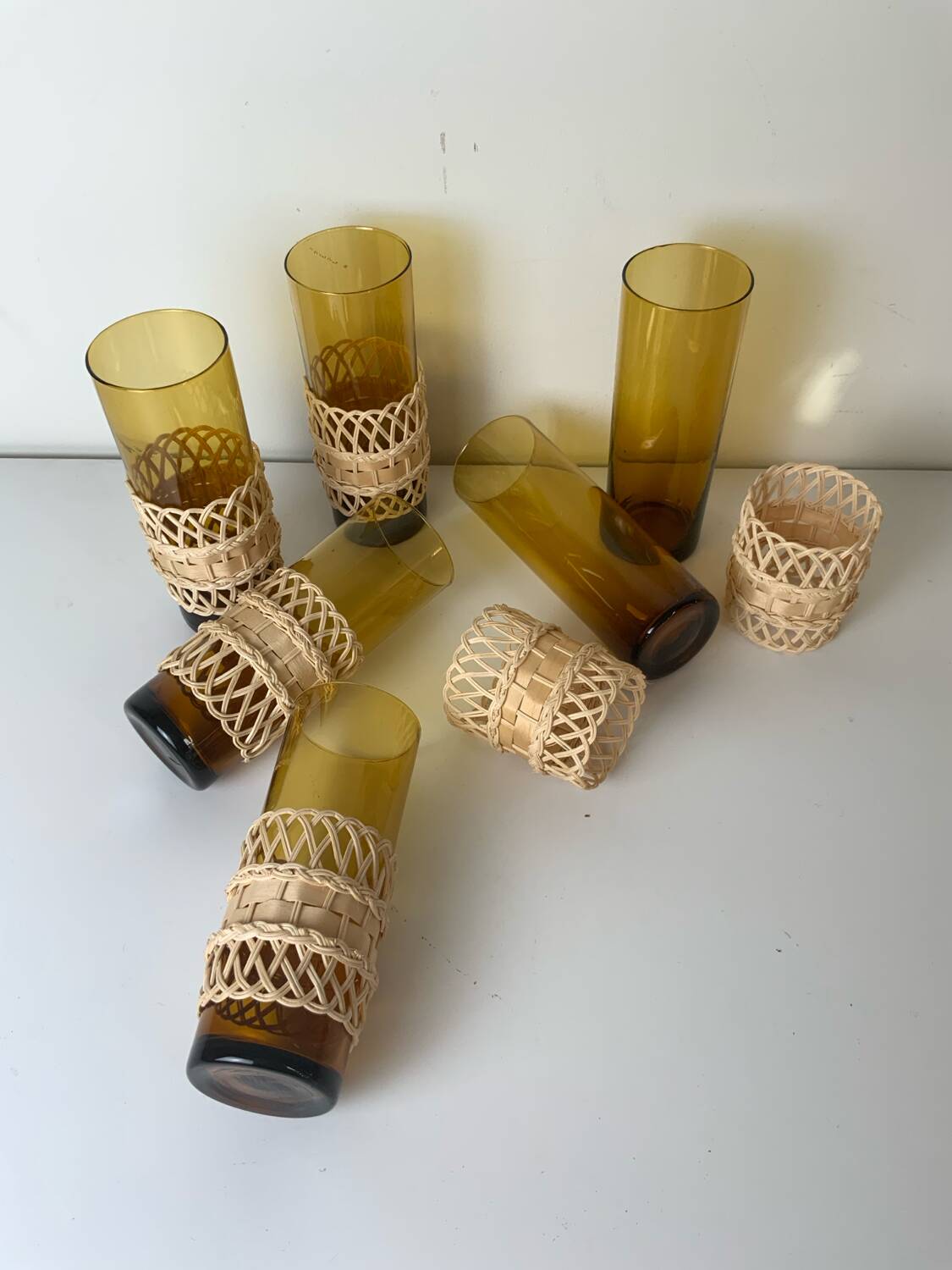 6 long drink glasses