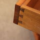 Louis XVI flat desk in solid cherry wood