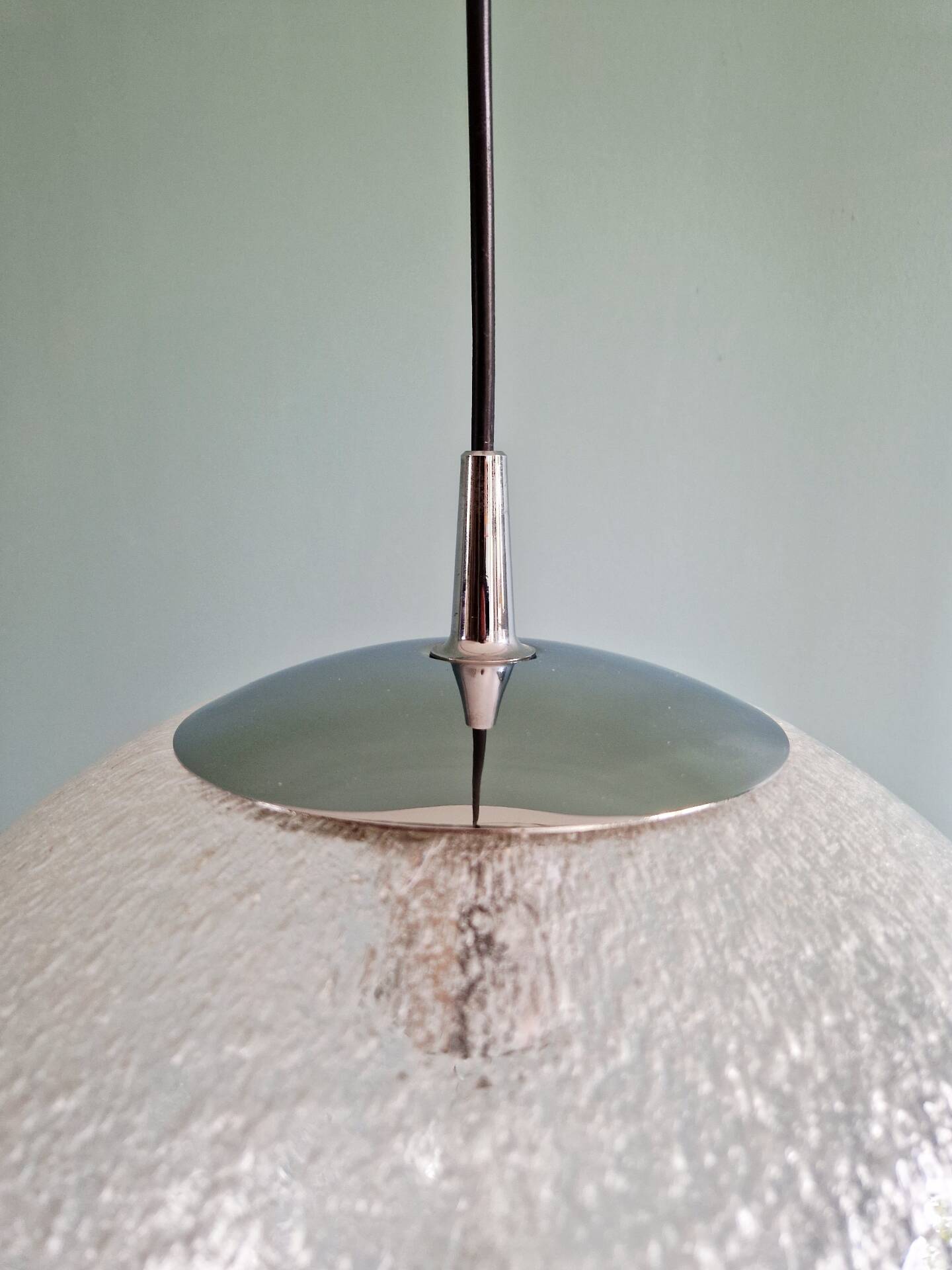 Suspension Space Age in blown bubble glass, Peill & Putzler, 1970