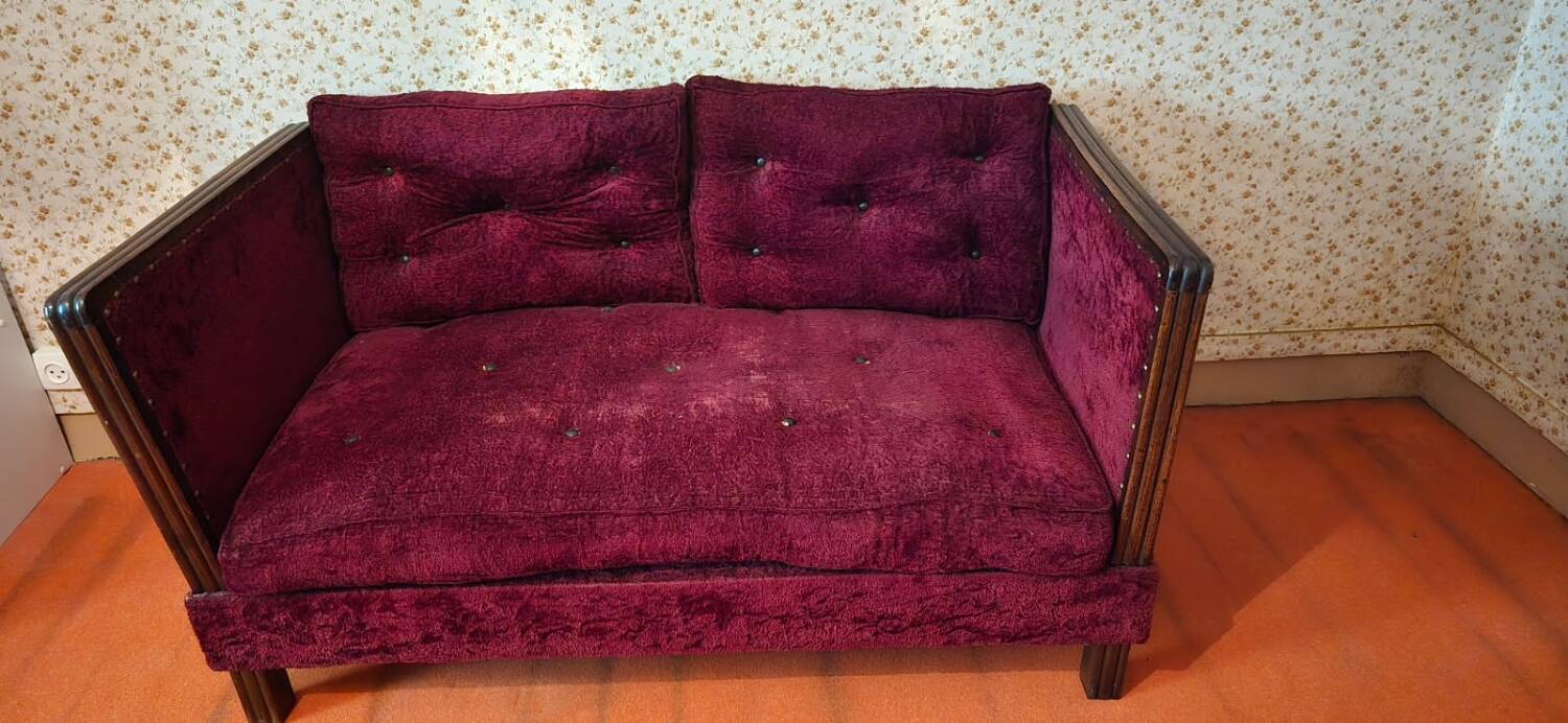 Vintage convertible sofa bed