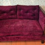 Canapé convertible banquette lit vintage