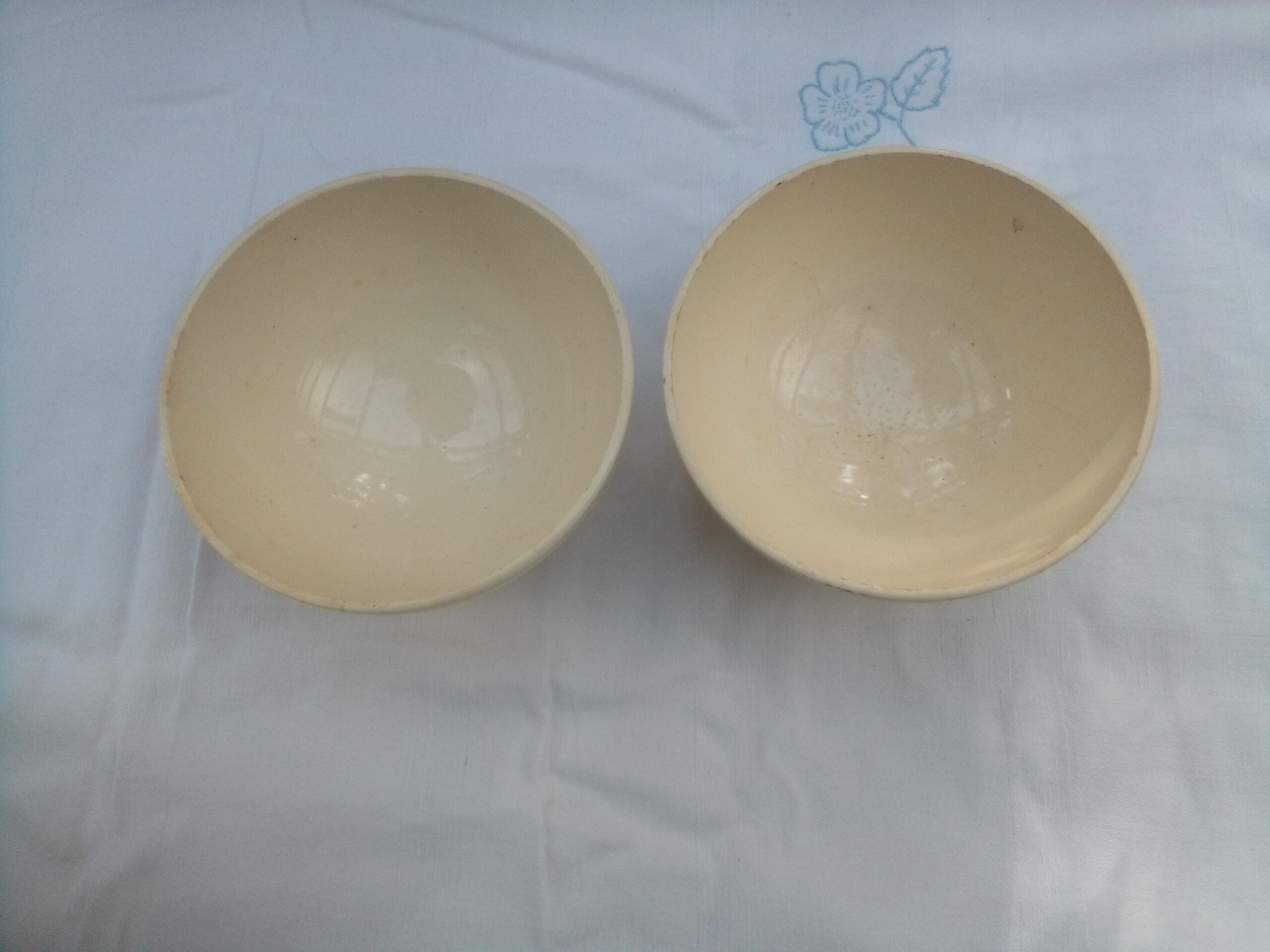 2 old bowls