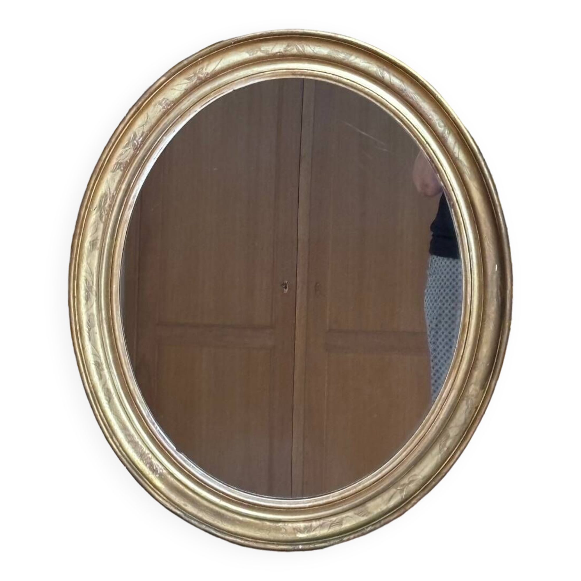 Louis philippe oval mirror