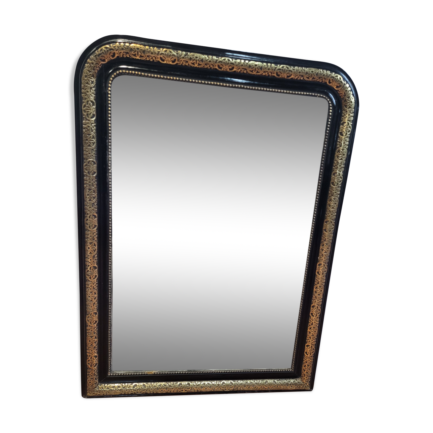 Napoleon III mirror with mercury mirror