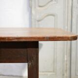 Vintage wooden farmhouse dining table