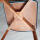 Pair of vintage Scandinavian-style skai chairs