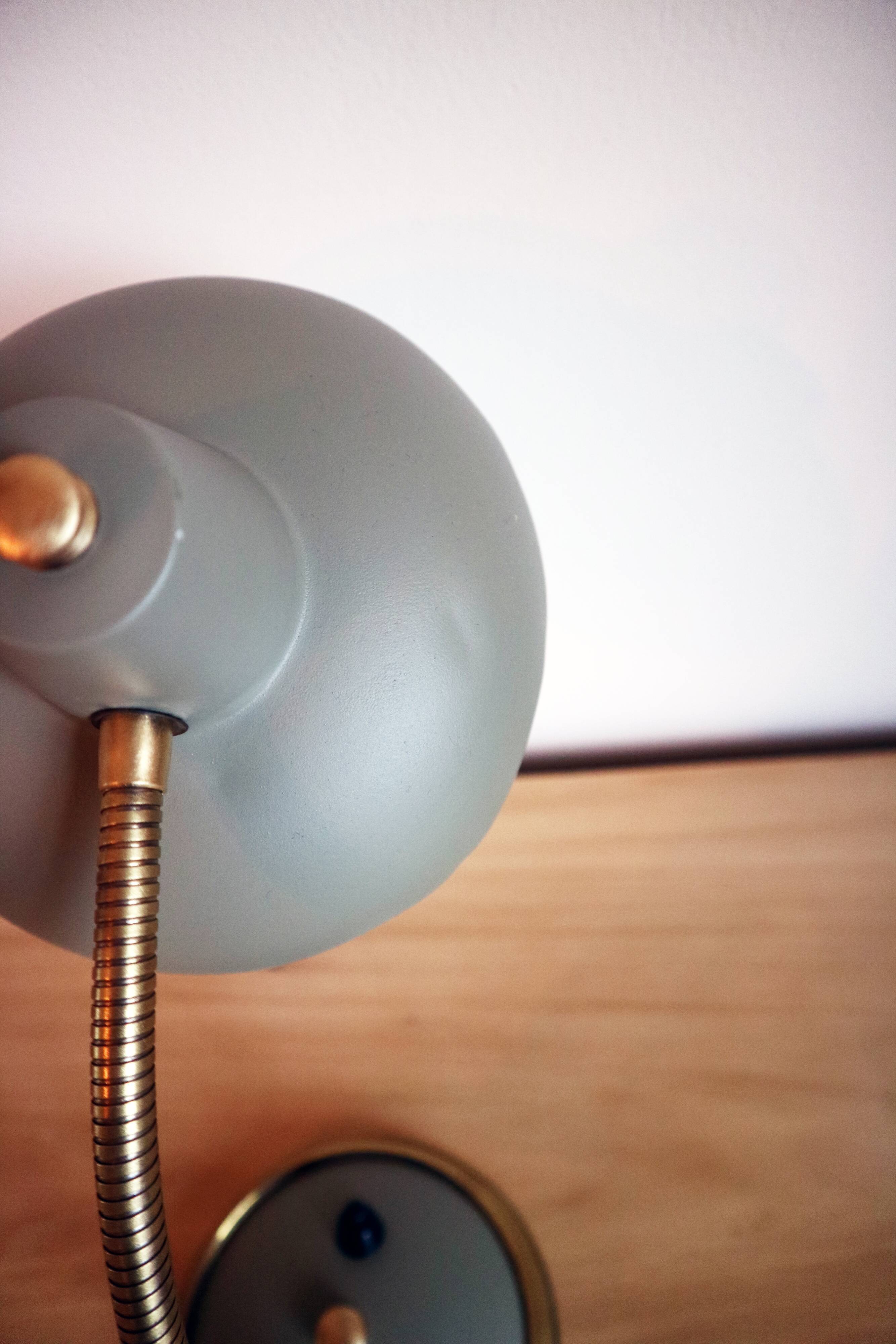 Fully restored vintage desk lamp.