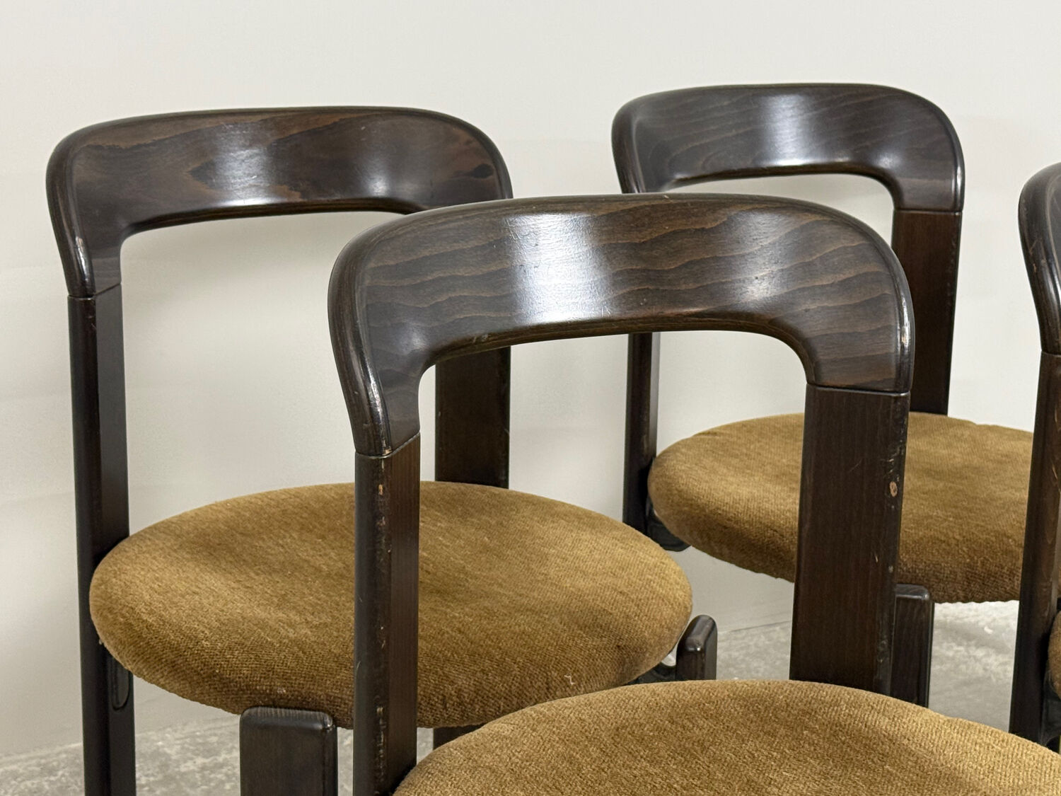 Set of 6 Bruno Rey chairs, Switzerland, 1970s