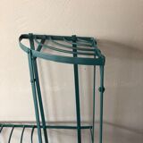 Quarter moon plant door