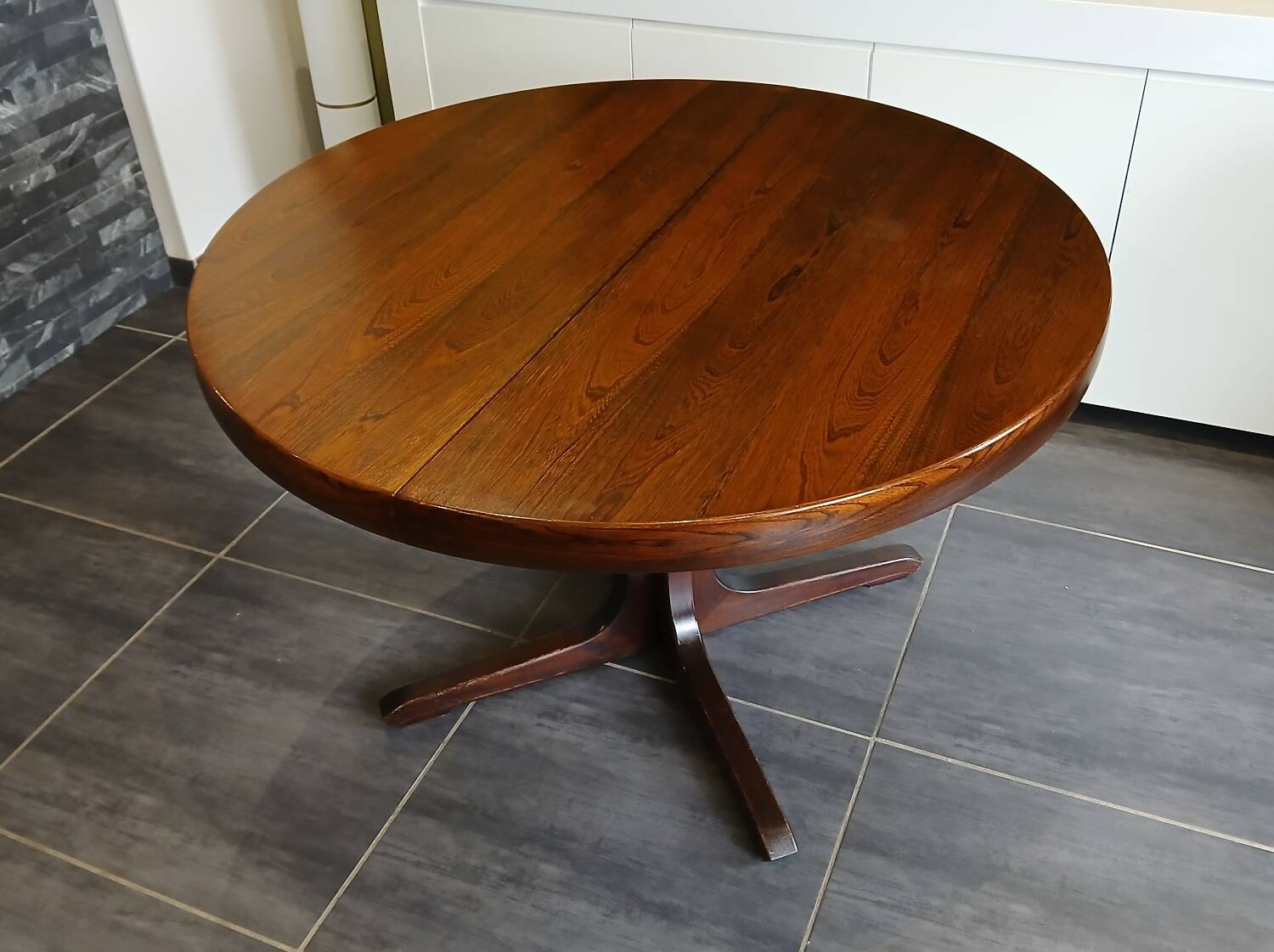 Vintage Baumann extendable table, 1970s