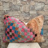 Vintage berber kilim cushion from morocco