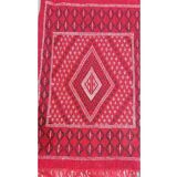Tapis margoum rouge fait main en pure laine, 105x70 cm