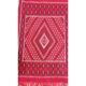 Handmade red margoum carpet in pure wool, 105x70 cm