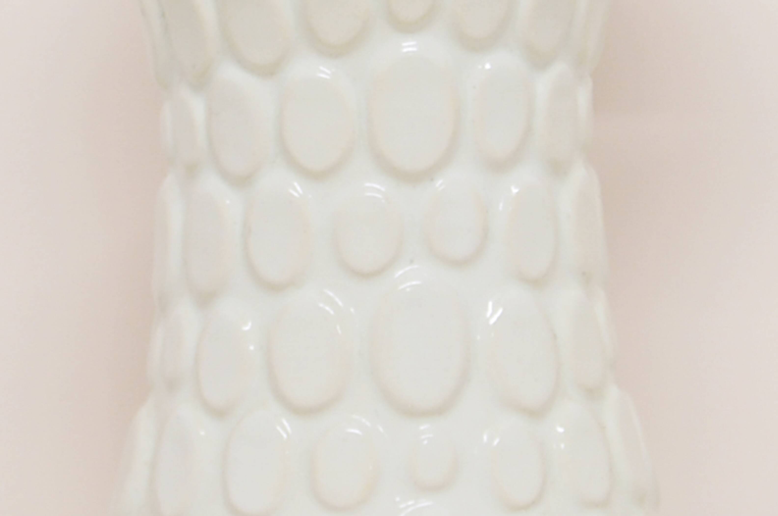 vintage white West Germany can vase Jasba