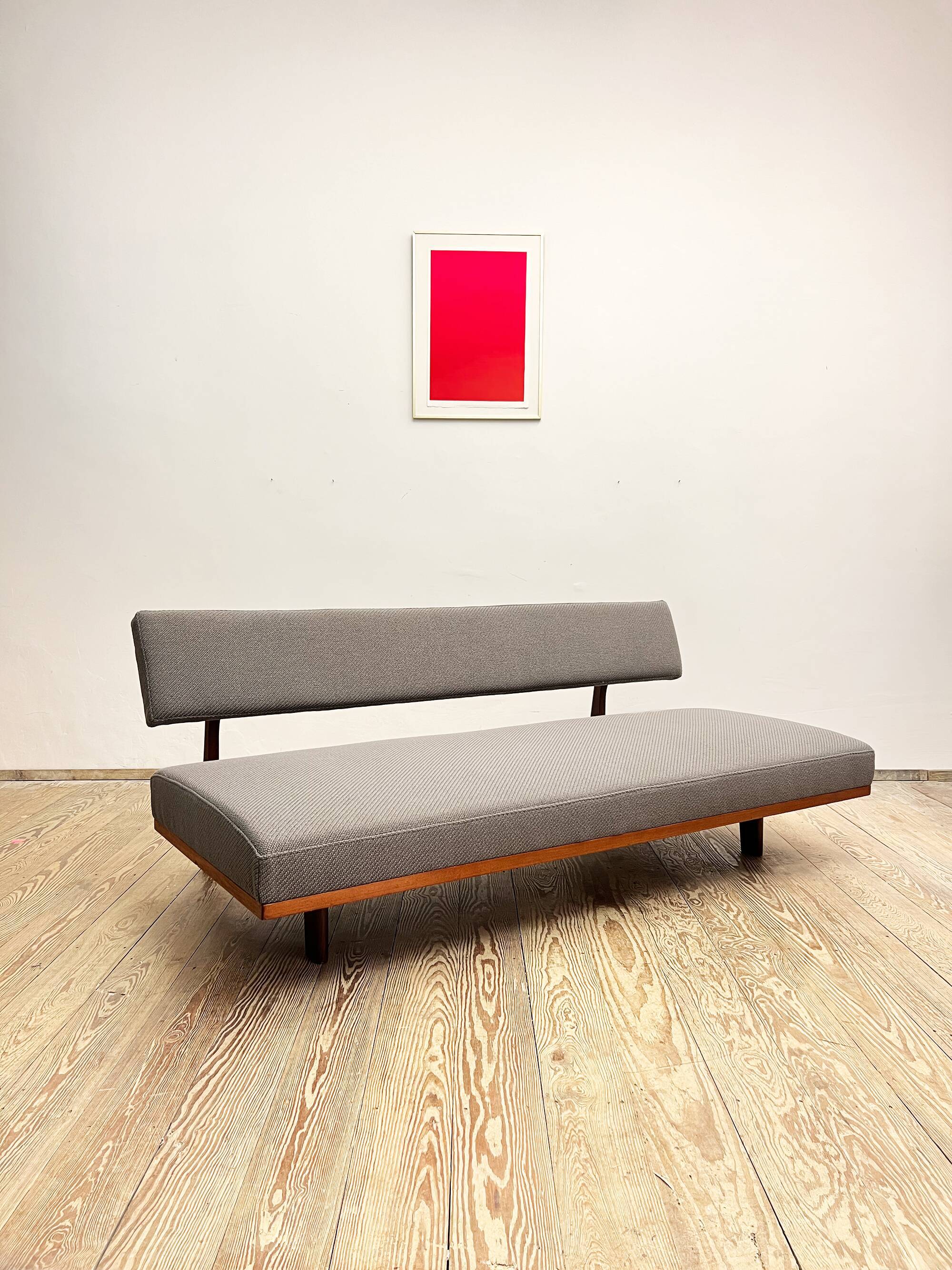 Mid Century Design Extendable Three-Seat Sofa or Daybed by Hans Bellmann for Wilkhahn