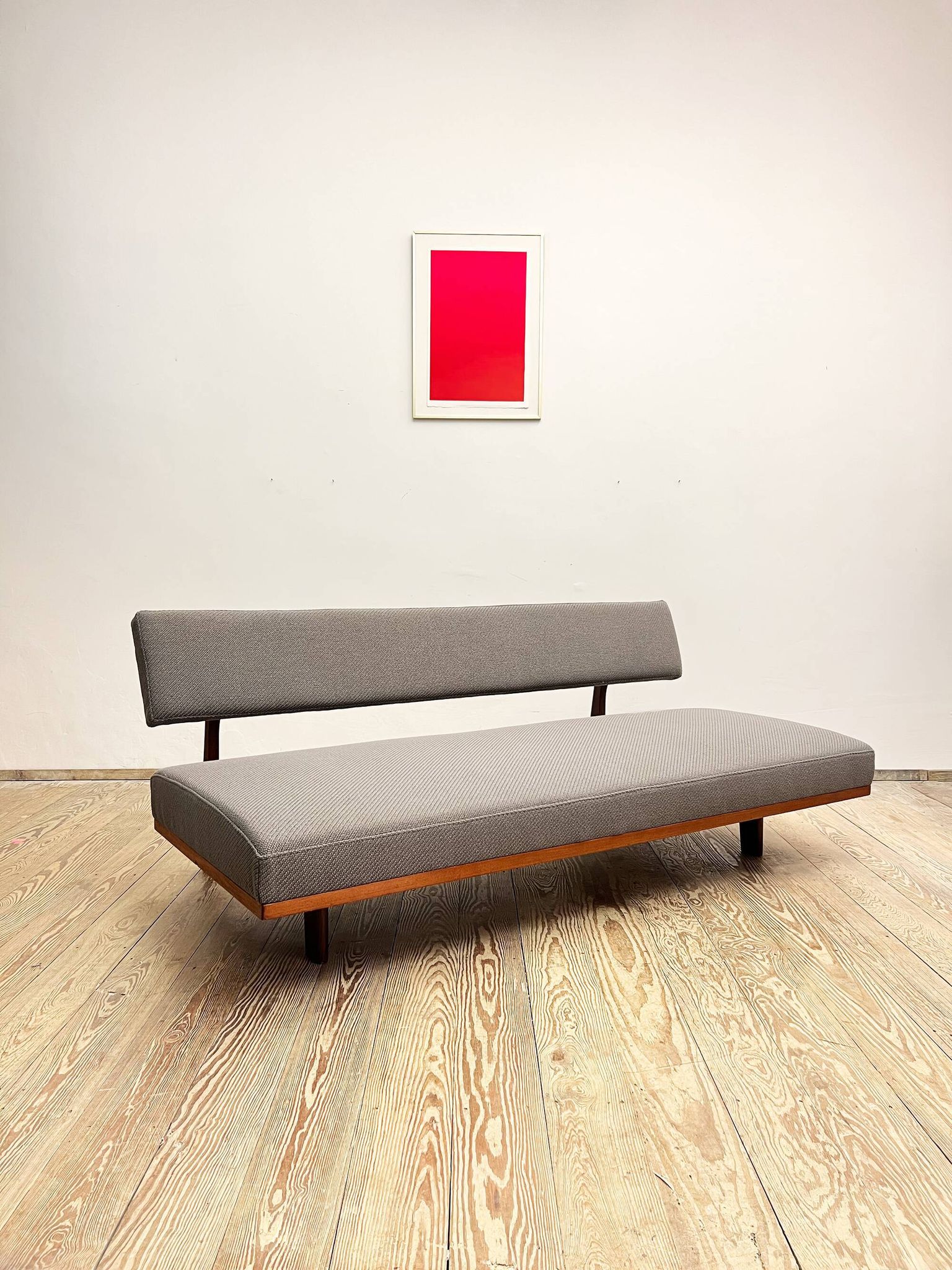 Mid Century Design Extendable Three-Seat Sofa or Daybed by Hans Bellmann for Wilkhahn
