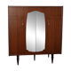 Armoire vintage en bois vernis