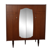Armoire vintage en bois vernis