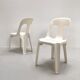 6 plastic "Monobloc" chairs by Henry Massonnet for Stamp.