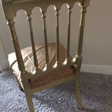 Golden low chair