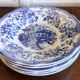 5 hollow iron earth plates per CP - blue