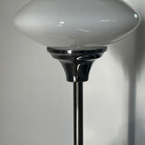 Art Deco table lamp in oval glass