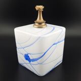 Kosta boda bertil vallinen glass oil lamp 1980s