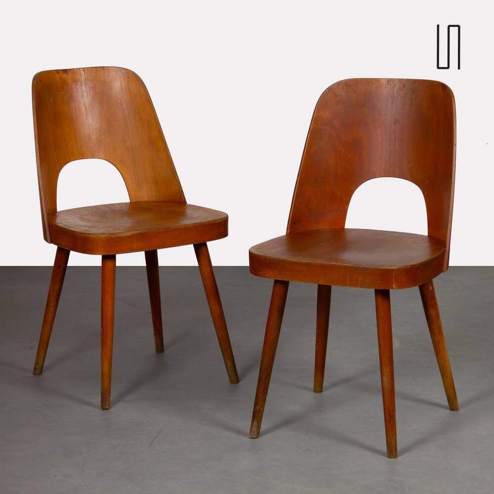 Paire de chaises par Oswald Haerdtl pour Ton, 1960
