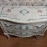 Italian dresser two drawers décor on beige background