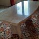 Table en travertin