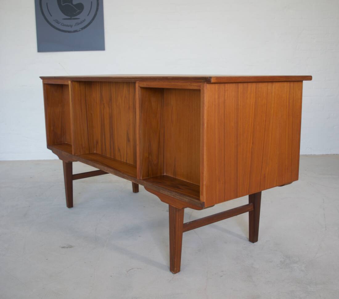 Danish Teak 7-Drawer Desk, 1960s.