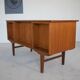 Danish Teak 7-Drawer Desk, 1960s.