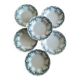 "Byzantine" - 6 deep plates made of St-Amand & Hamage ironstone