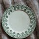 10 antique flat plates in ironstone