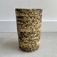 Vintage "Birch Bark" ceramic vase, cylindrical, Chamotte