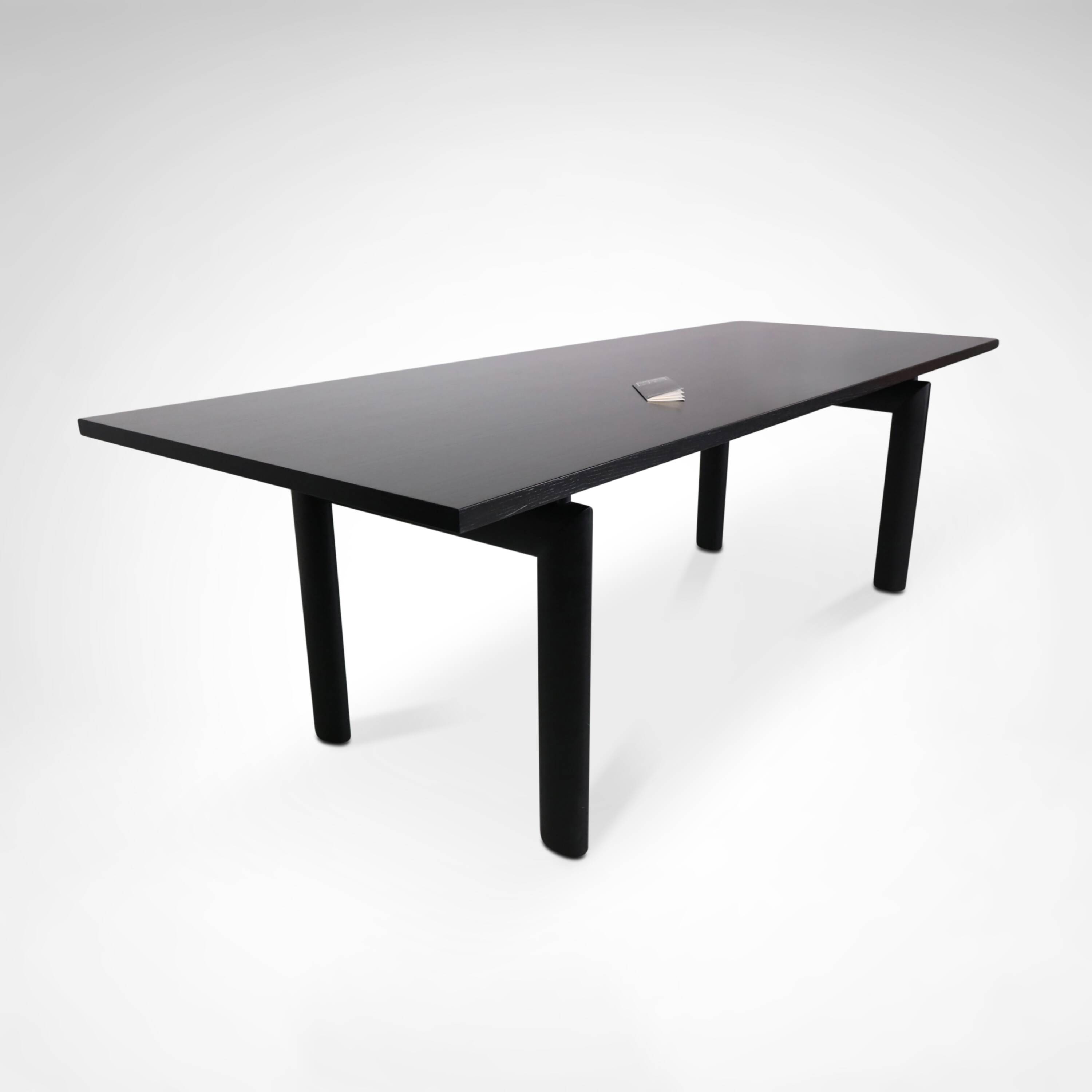 Early LC6 steel and wood dining table by Le Corbusier et al. for Cassina