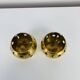 Pair of vintage brass tealight candle holders