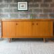 Scandinavian teak enfilade buffet, LB Kofod-Larsen, 1960.