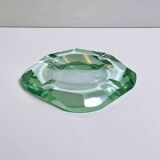 Prismatic Crystal Glass  Ash Tray by Fontana Arte - 1950s