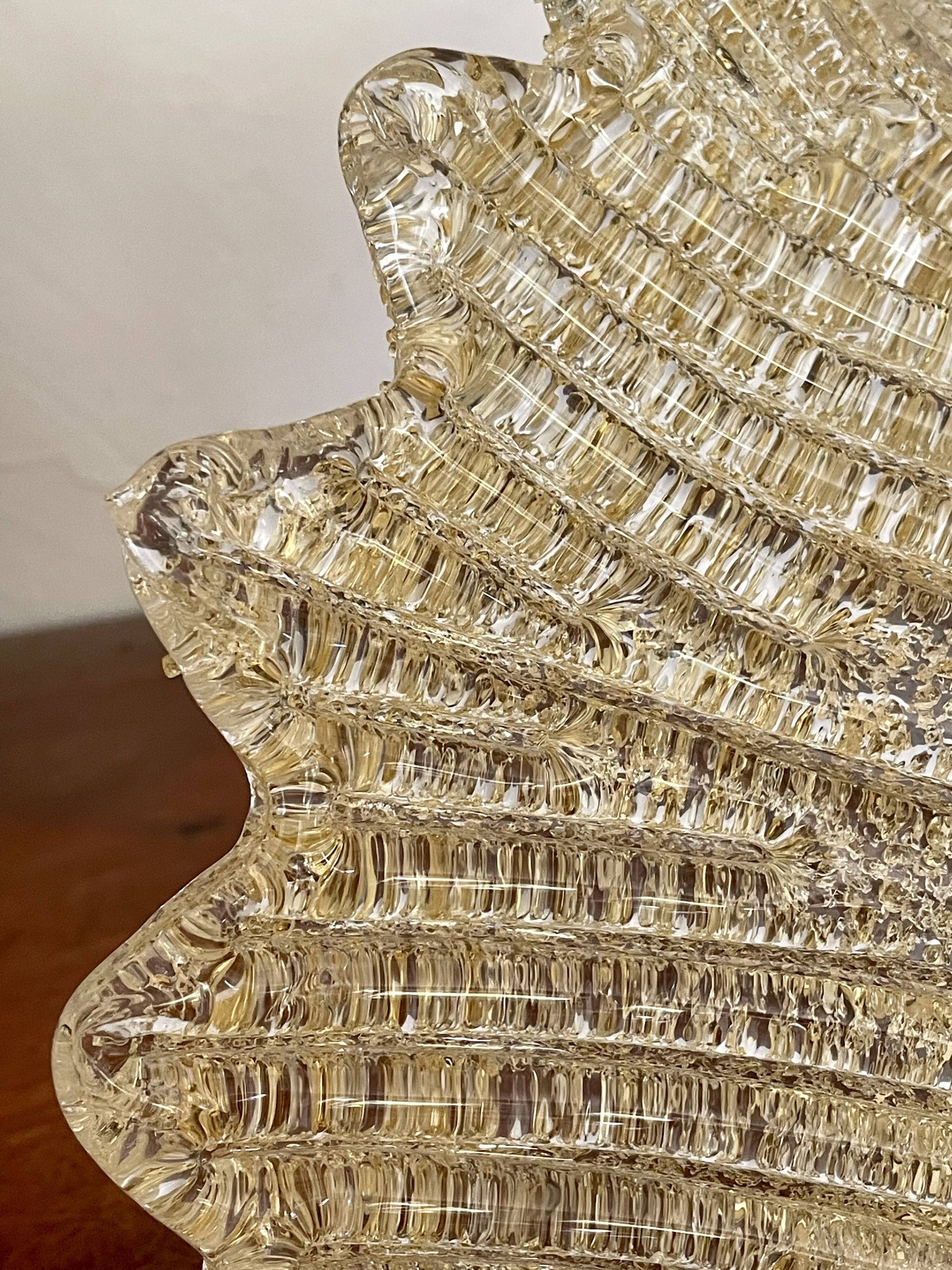Murano glass wall lamps